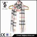 100% acrylic soft wholesale fashion men classical check scarf